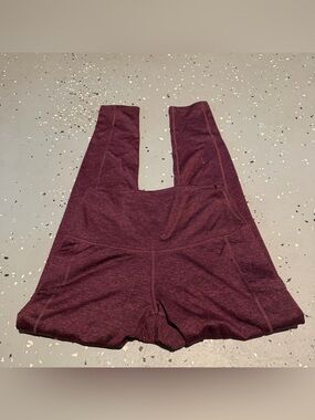 Aerie Burgundy Workout Leggings